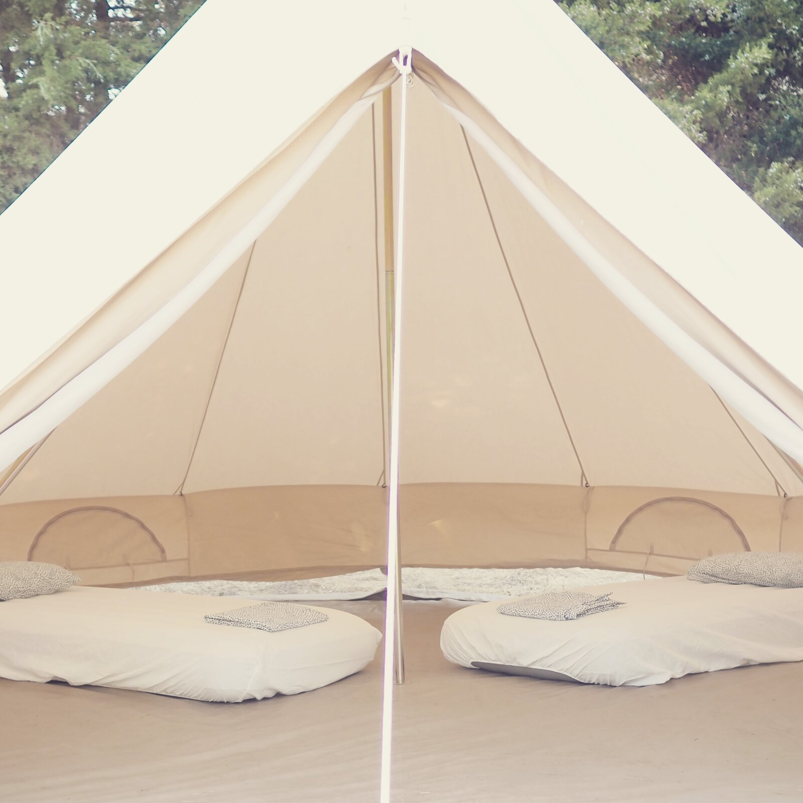 Accessible Comfort glamping bell tent